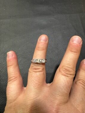 NEW Classic 10kt White Gold Diamond Band Ring - Sparkling Eternity Style